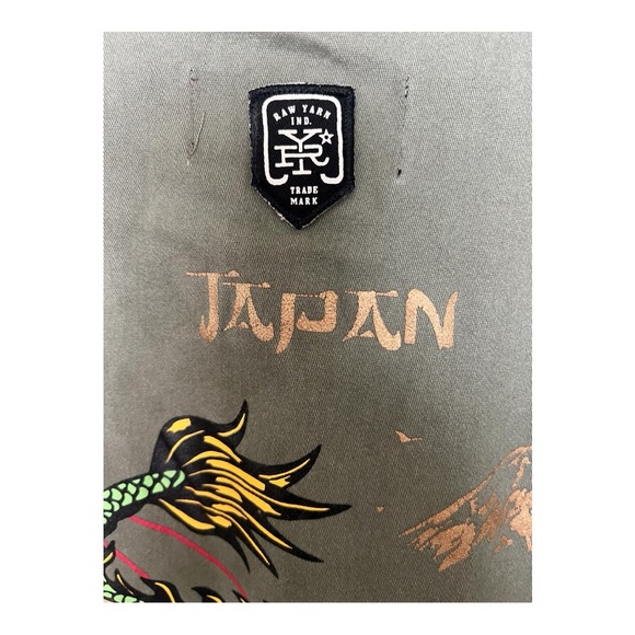 Pre loved Dragon Bomber Jacket | Khaki | Men’s Large Bomber Jacket | Cosplay L - Picture 10 of 10